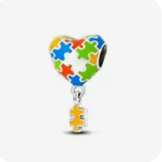 Charm Corazon de Autismo