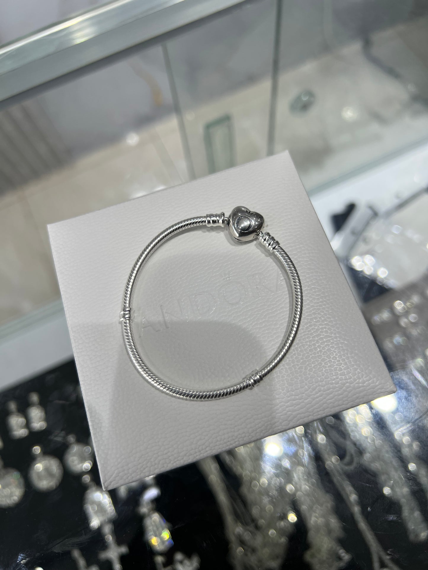 Pulsera Pandora Cierre Corazon Tradicional