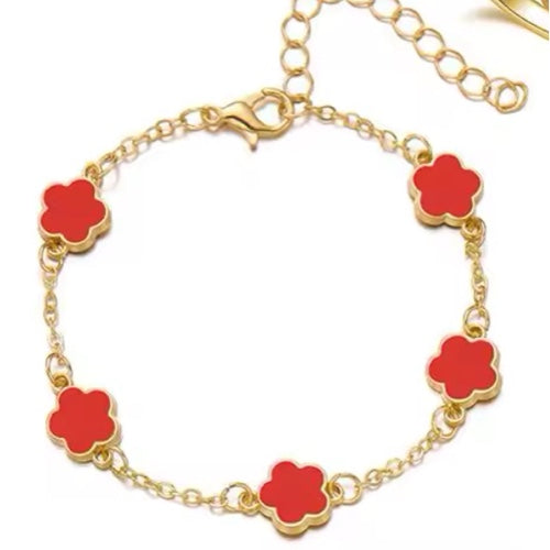 Guillos Tipo VanCleef Rojo Plata