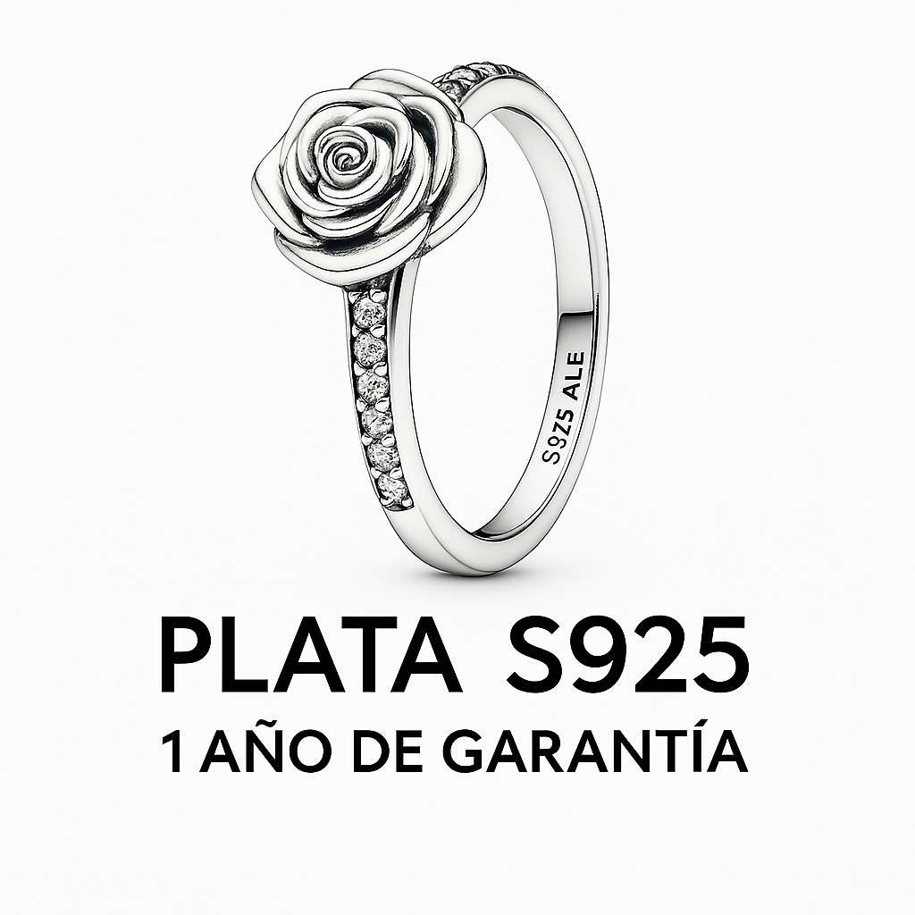 Anillo Rosa Floreciendo