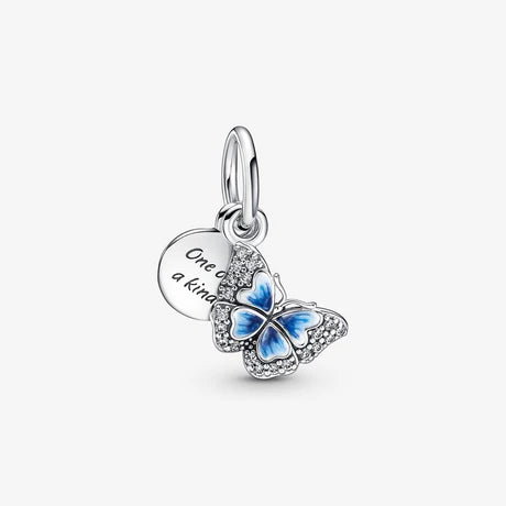 Charm Mariposa Azul Colgante