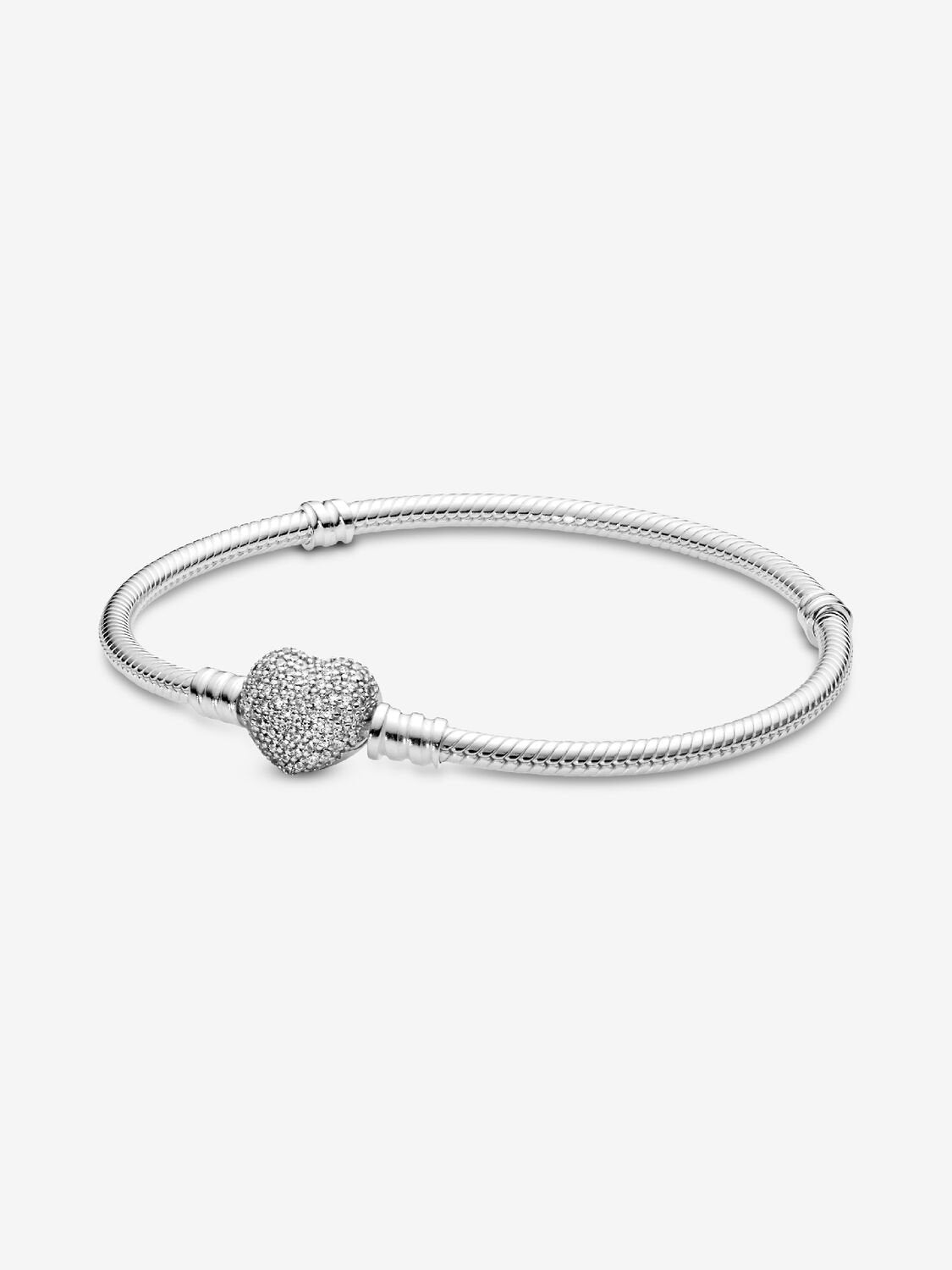 Pulsera Pandora Cierre Corazón Con Circonitas