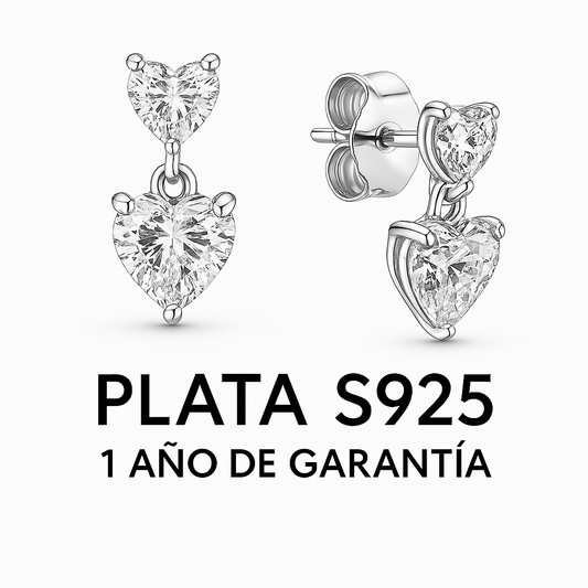 Aretes Doble Piedra