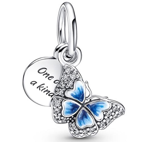 Charm Mariposa Azul Colgante