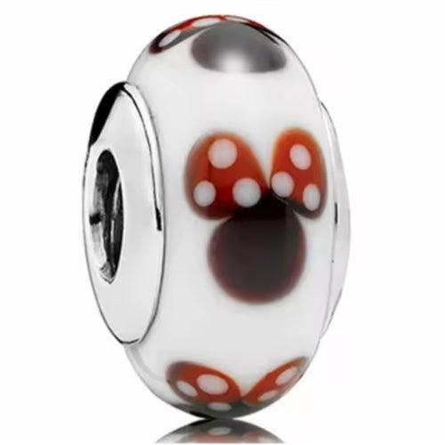 Charms Esfera Murano Blanca Disney