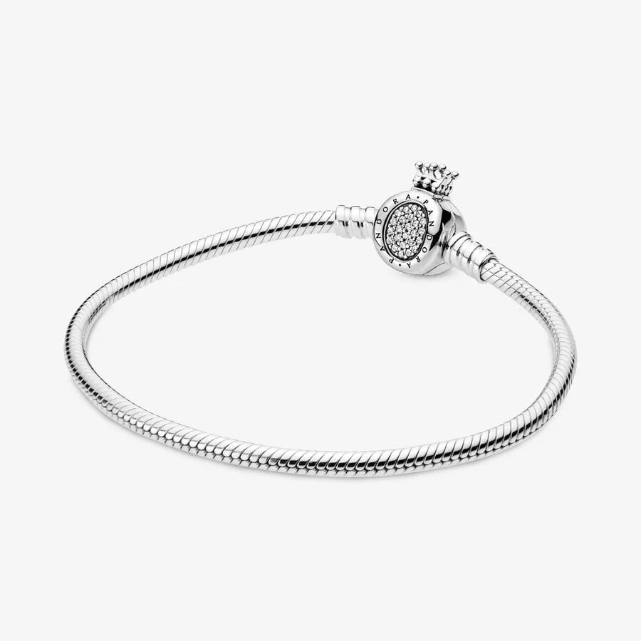 Pulsera Pandora Cierre Estilo Corona de piña
