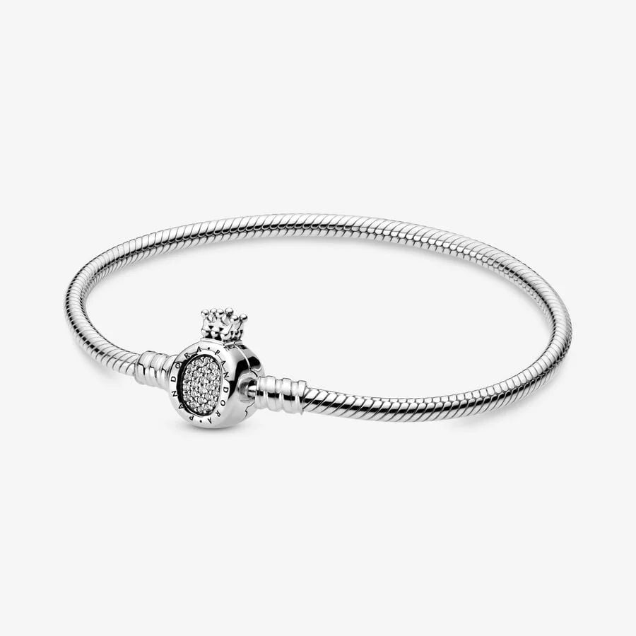 Pulsera Pandora Cierre Estilo Corona de piña